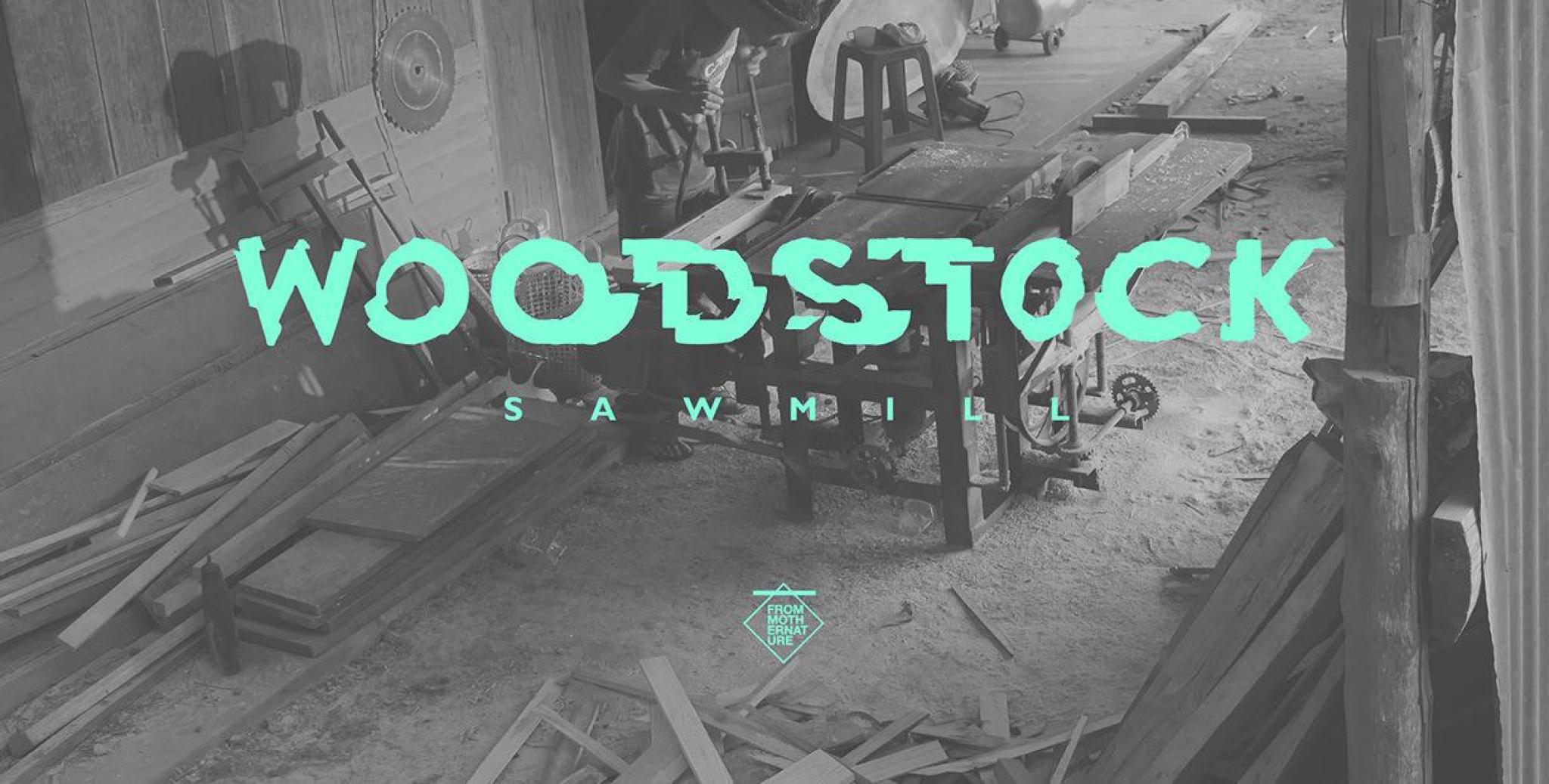 Woodstock Sawmill Brand by Tough Slate Design