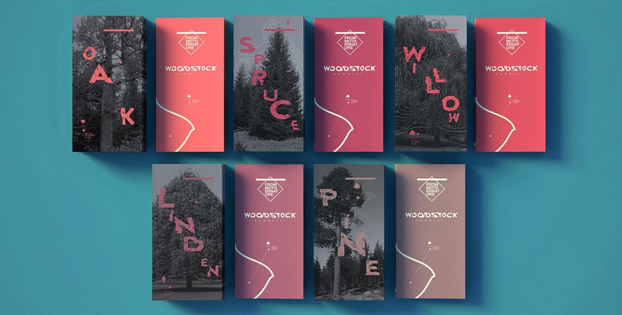 Woodstock Sawmill Brand by Tough Slate Design