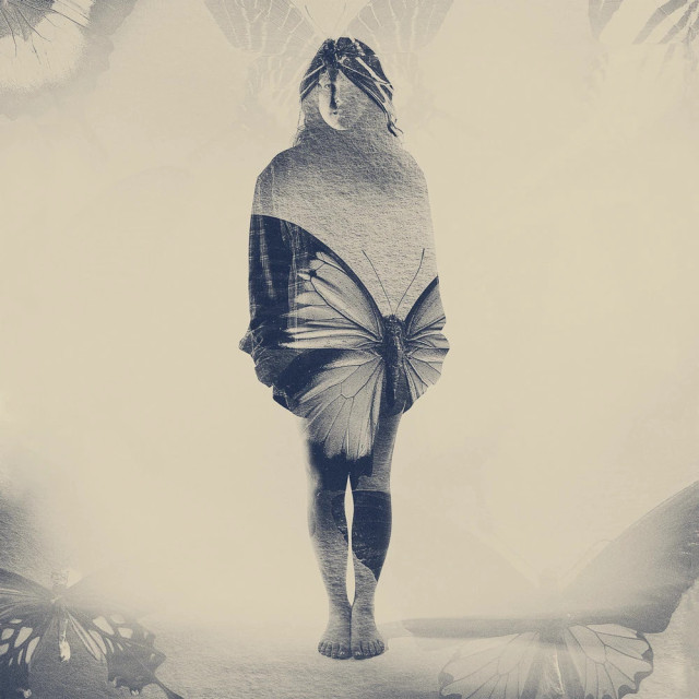Double Exposure Portraits by Dan Mountford | Looks Like Good Design