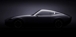 Jaguar E?type Concept 2012 by László Varga, sleek black coupe profile