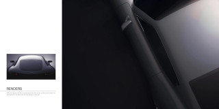 Jaguar E-type Concept by László Varga, top view rendering