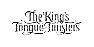 The King's Tongue Twisters in ornate blackletter typography by Áron Jancsó