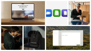 Compodium brand identity by Most Studios featuring a laptop with the text 'Ease of mind for the work that matters most'